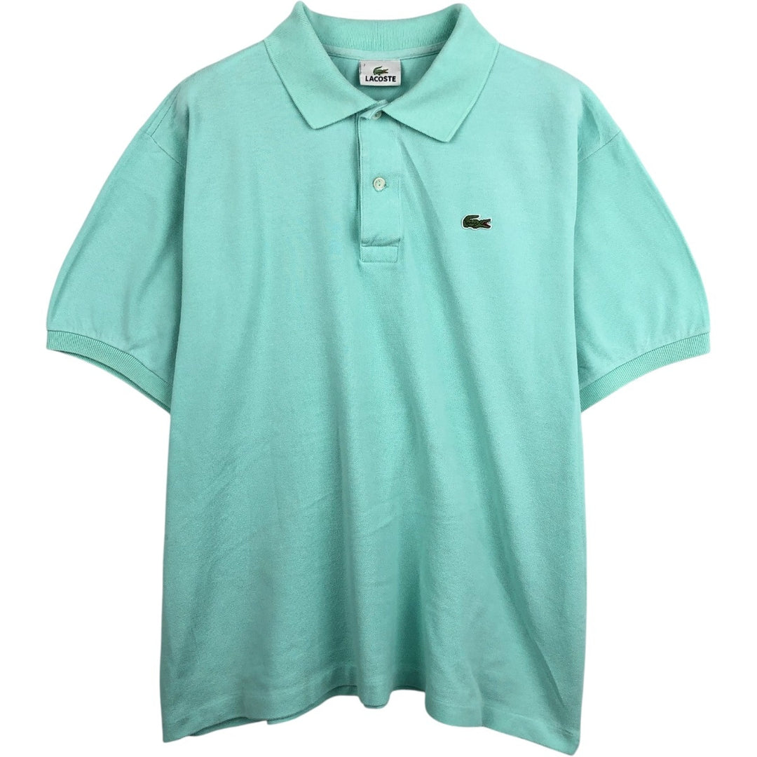 Lacoste LACOSTE Short Sleeve Polo Shirt No. 7 Men's XXL cotton Mint green Vintage Second Hand