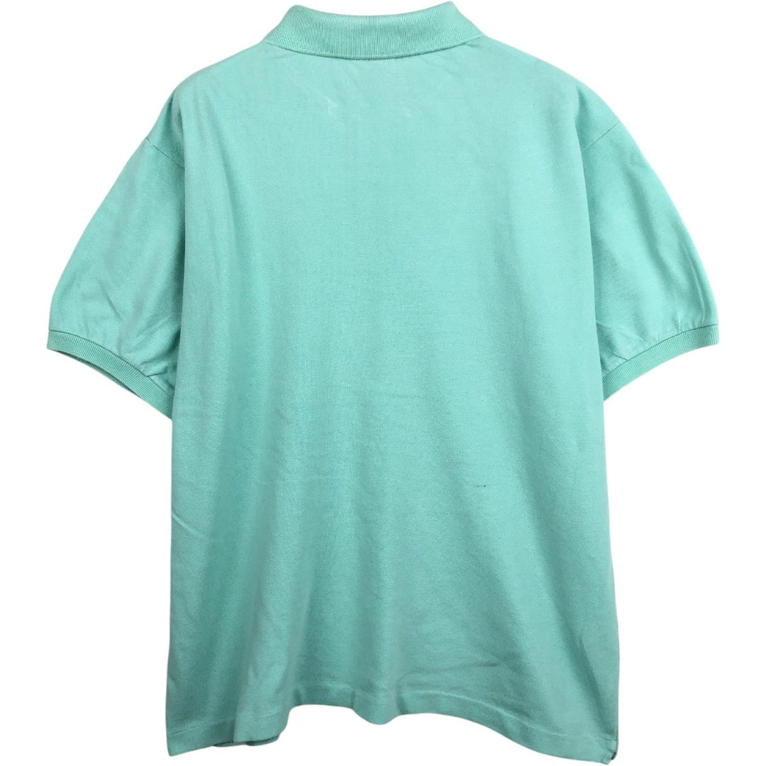 Lacoste LACOSTE Short Sleeve Polo Shirt No. 7 Men's XXL cotton Mint green Vintage Second Hand