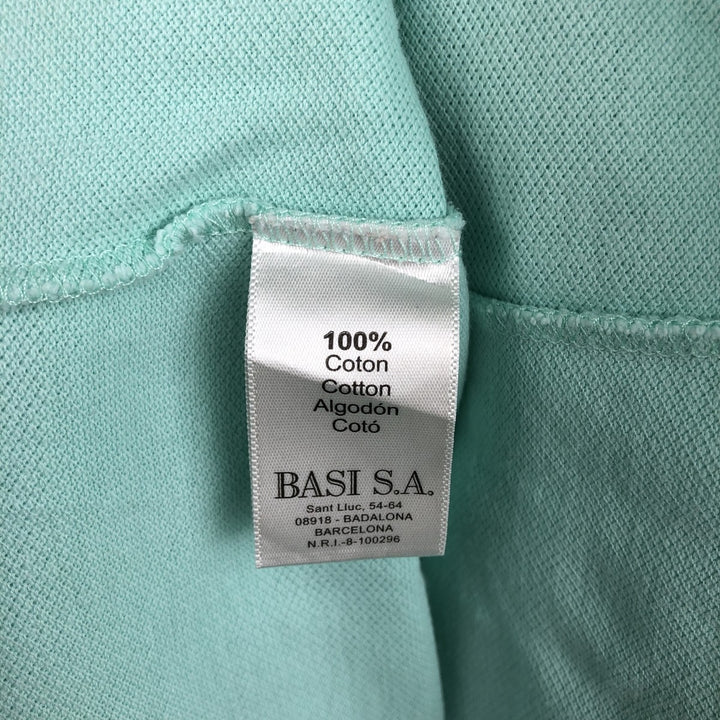 Lacoste LACOSTE Short Sleeve Polo Shirt No. 7 Men's XXL cotton Mint green Vintage Second Hand