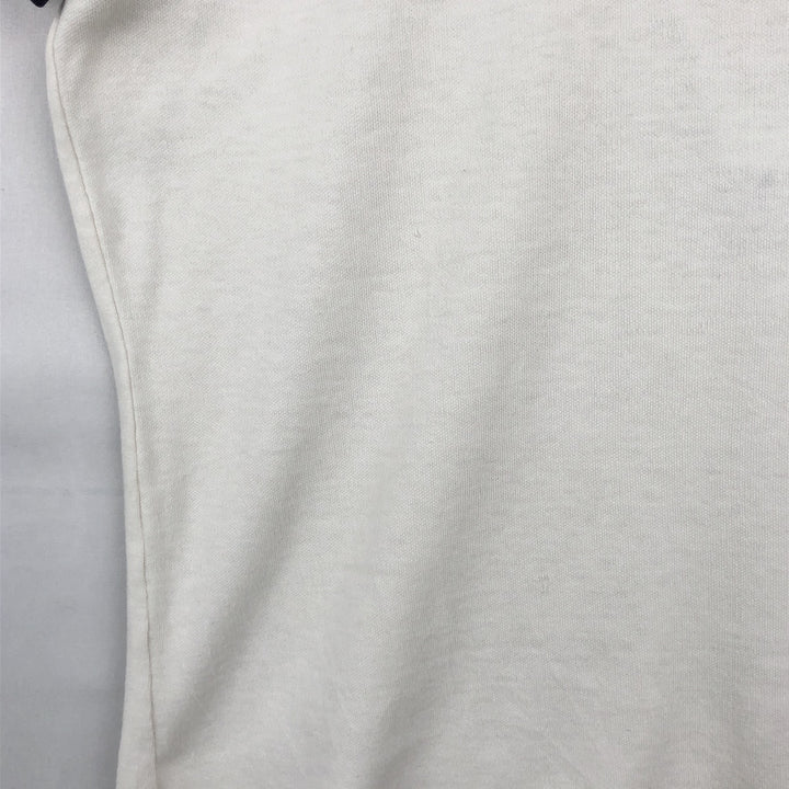 80'S Adidas Trefoil Logo Short-Sleeve Polo Shirt, Men's Size M (Equivalent), Vintage unclear white type Vintage Second Hand