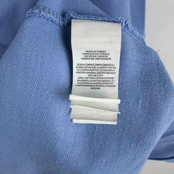 Ralph Lauren POLO RALPH LAUREN SLIM FIT short sleeve polo shirt, men's size L cotton Blue type light blue Vintage Second Hand