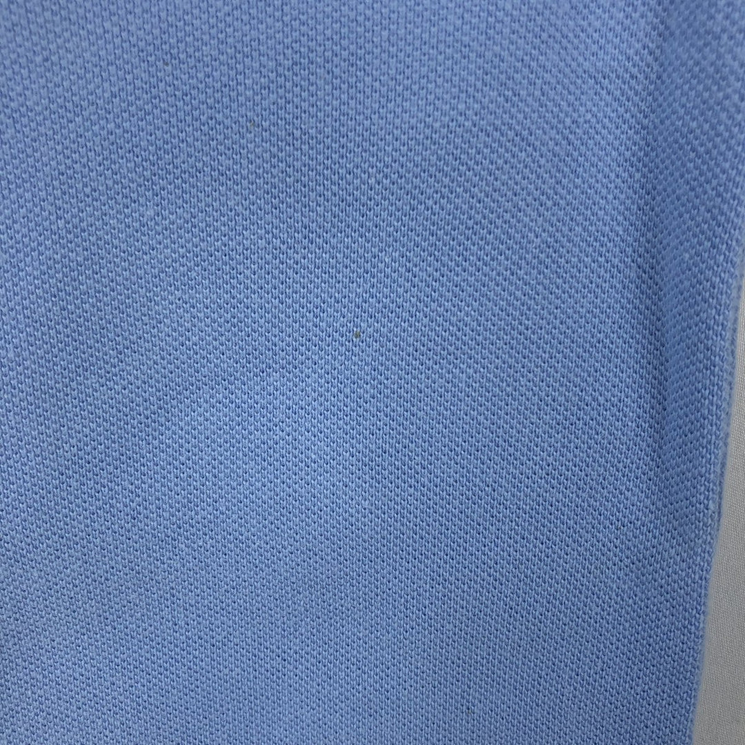 Ralph Lauren POLO RALPH LAUREN SLIM FIT short sleeve polo shirt, men's size L cotton Blue type light blue Vintage Second Hand