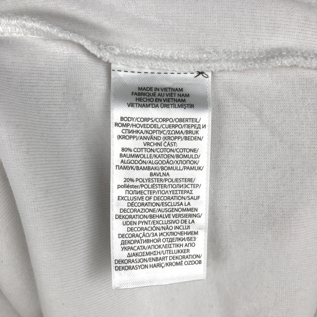 Ralph Lauren POLO RALPH LAUREN terry cloth skipper short-sleeved polo shirt, men's size XL (approx.) cotton white type Vintage Second Hand