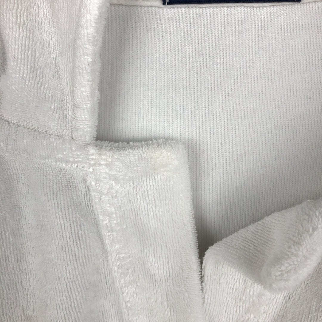 Ralph Lauren POLO RALPH LAUREN terry cloth skipper short-sleeved polo shirt, men's size XL (approx.) cotton white type Vintage Second Hand