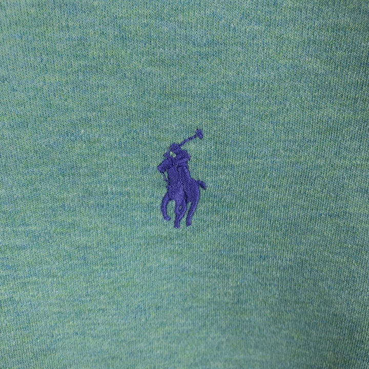 Ralph Lauren POLO RALPH LAUREN CUSTOM FIT short sleeve polo shirt men's size L cotton Emerald green Vintage Second Hand