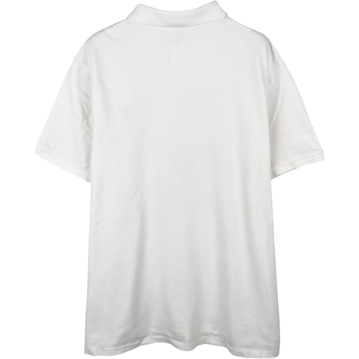 Ralph Lauren POLO RALPH LAUREN CLASSIC FIT short sleeve polo shirt men's XL equivalent cotton white type Vintage Second Hand