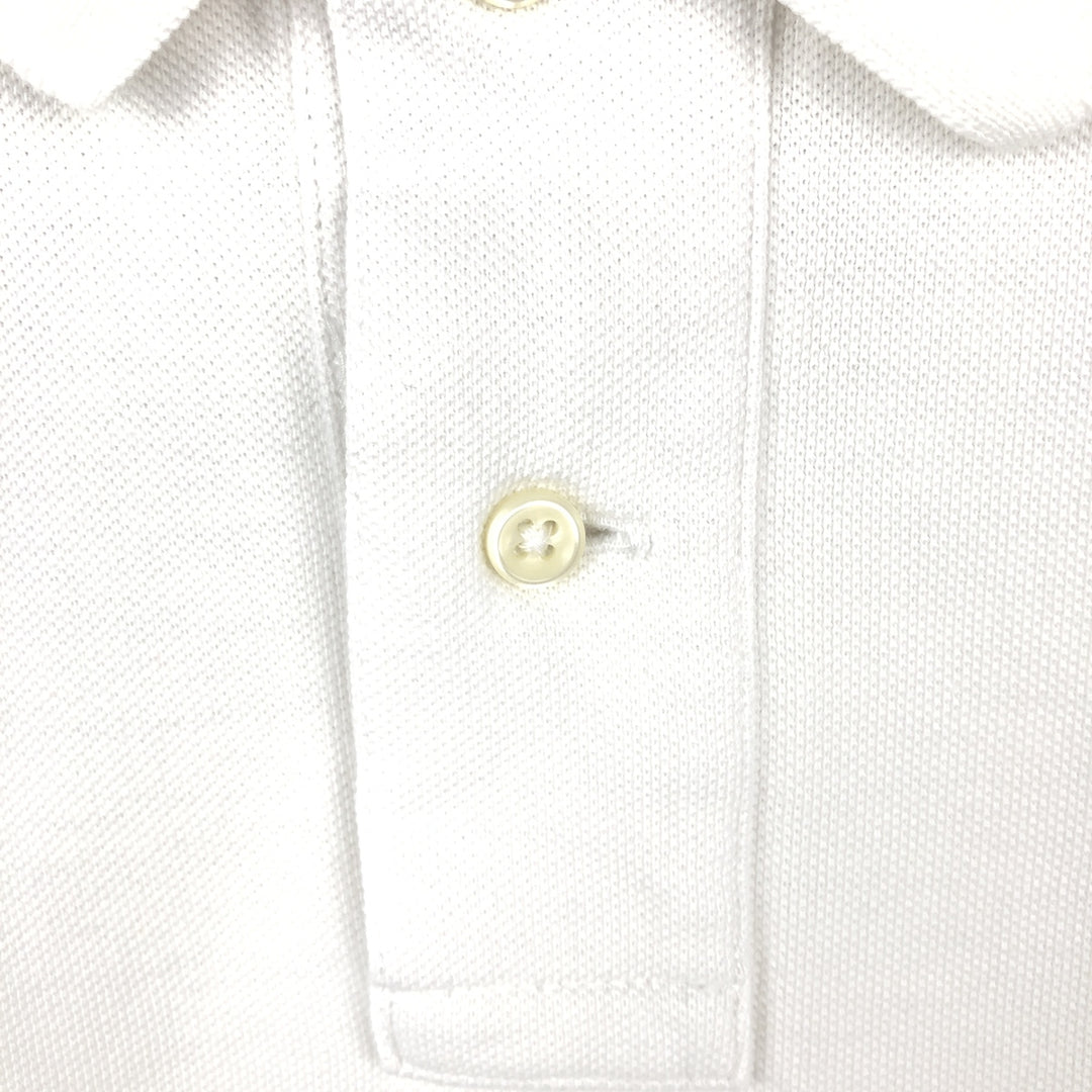Ralph Lauren POLO RALPH LAUREN CLASSIC FIT short sleeve polo shirt men's XL equivalent cotton white type Vintage Second Hand