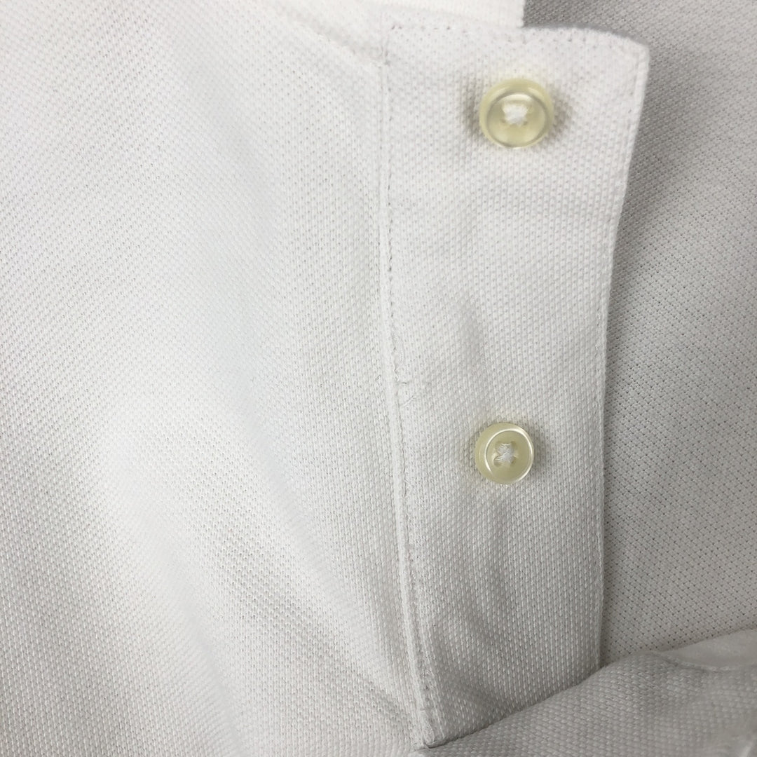 Ralph Lauren POLO RALPH LAUREN CLASSIC FIT short sleeve polo shirt men's XL equivalent cotton white type Vintage Second Hand