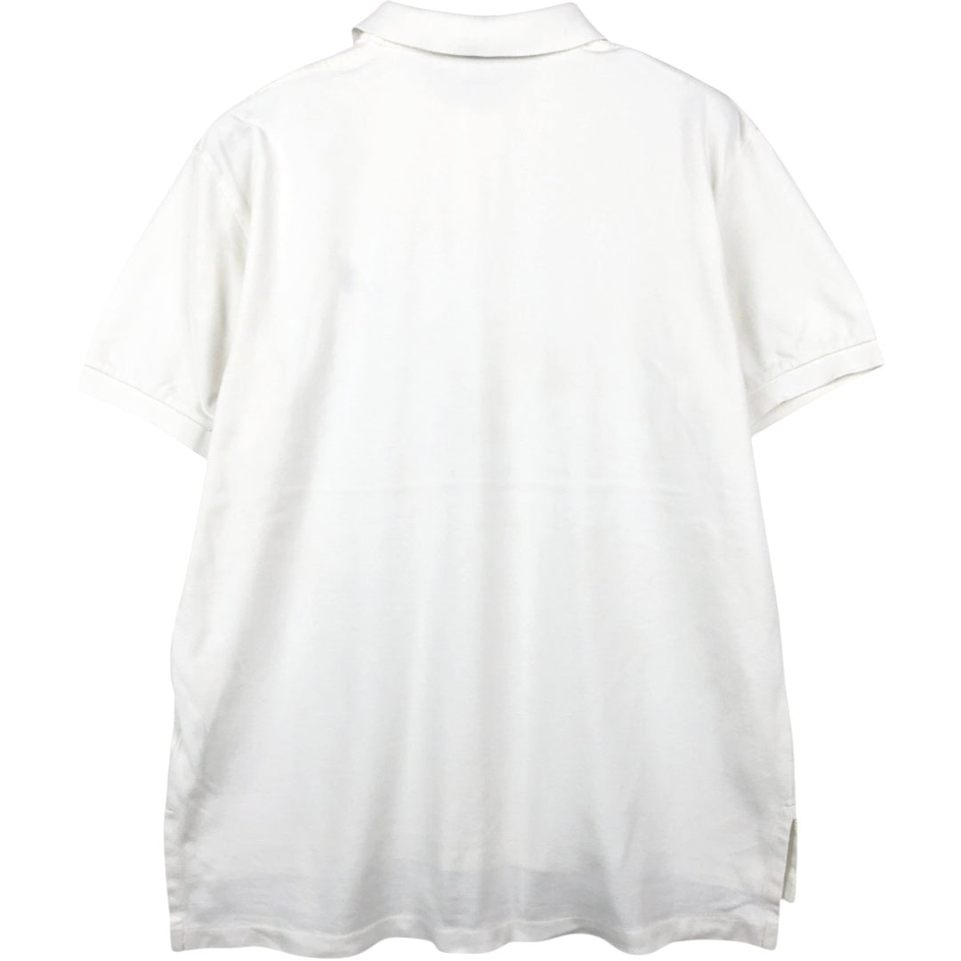 Ralph Lauren POLO by Ralph Lauren short sleeve polo shirt, men's size L cotton white type Vintage Second Hand