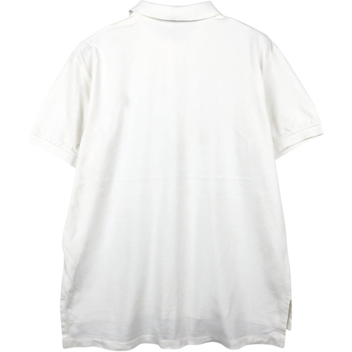 Ralph Lauren POLO by Ralph Lauren short sleeve polo shirt, men's size L cotton white type Vintage Second Hand