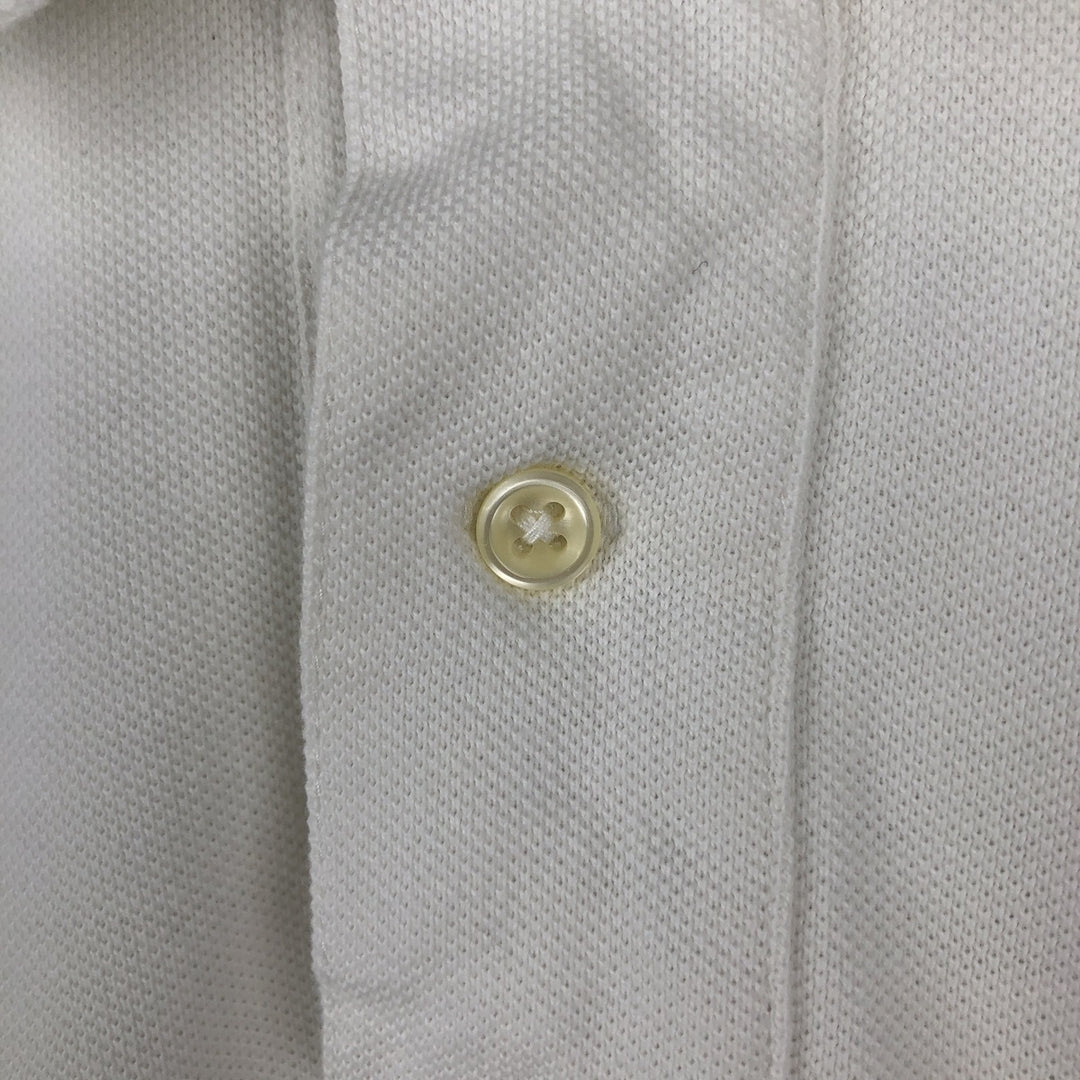 Ralph Lauren POLO by Ralph Lauren short sleeve polo shirt, men's size L cotton white type Vintage Second Hand