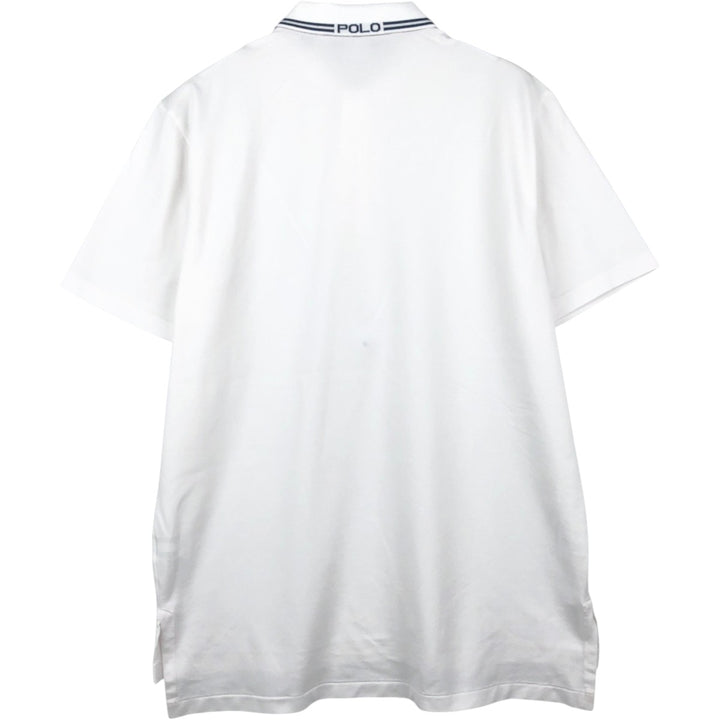 Ralph Lauren POLO GOLF Short Sleeve Polo Shirt Men's M cotton white type Vintage Second Hand