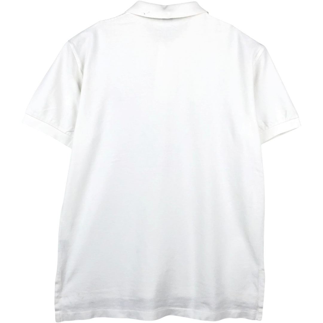 Ralph Lauren POLO by Ralph Lauren short sleeve polo shirt, men's size M cotton white type Vintage Second Hand