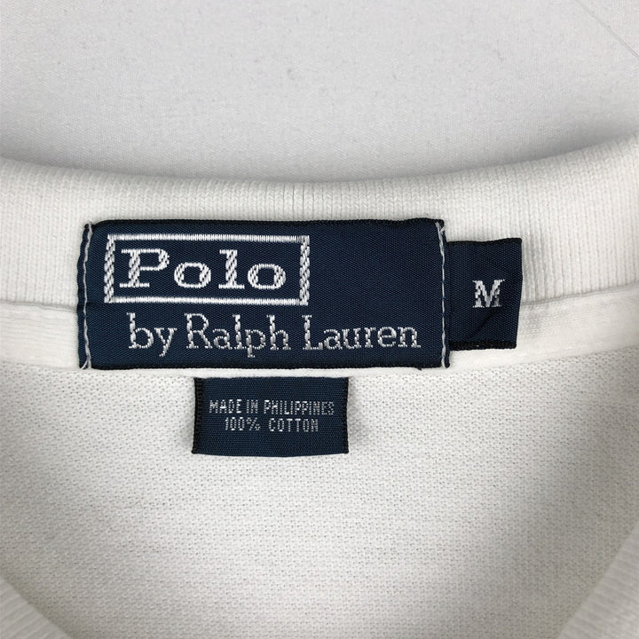 Ralph Lauren POLO by Ralph Lauren short sleeve polo shirt, men's size M cotton white type Vintage Second Hand