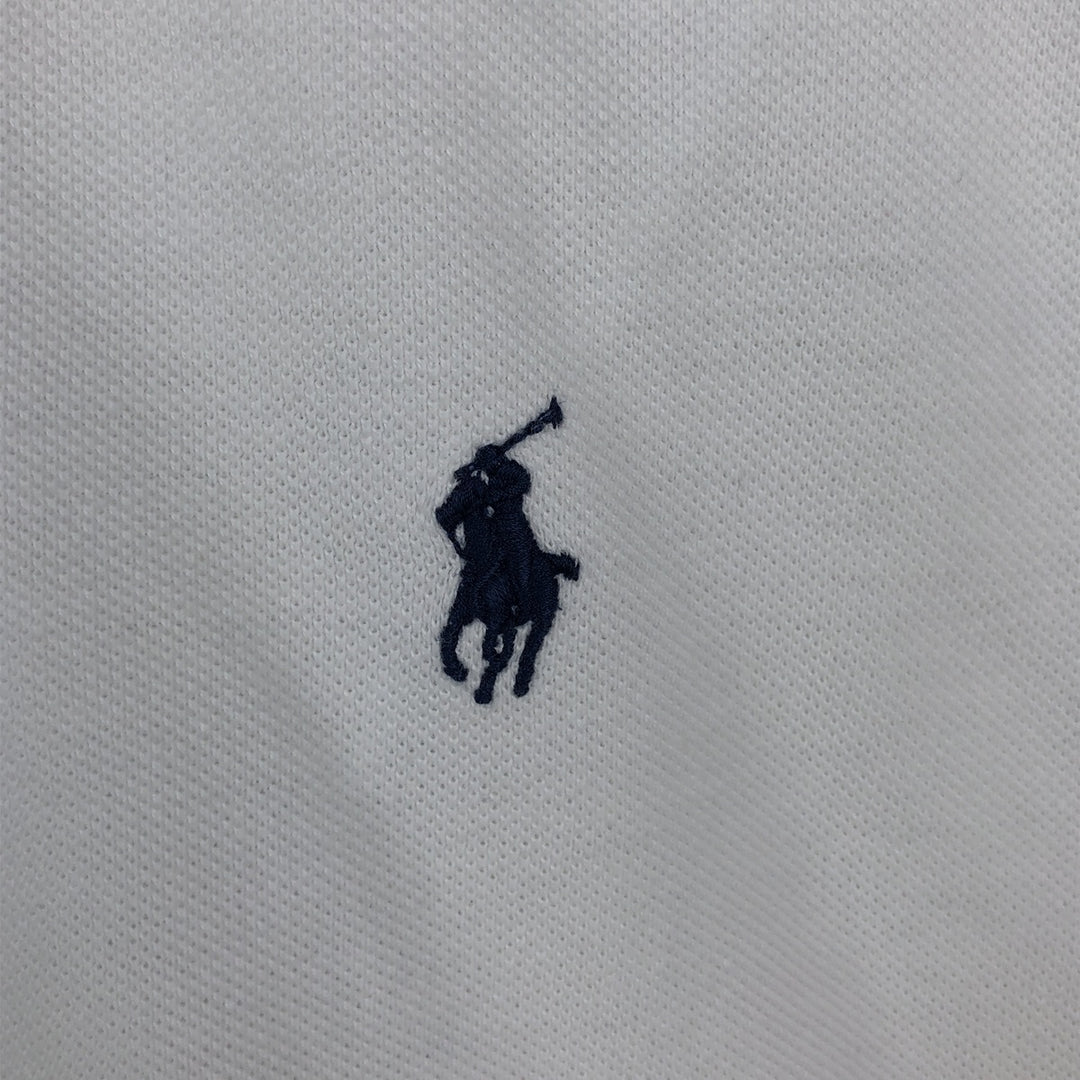 Ralph Lauren POLO by Ralph Lauren short sleeve polo shirt, men's size M cotton white type Vintage Second Hand