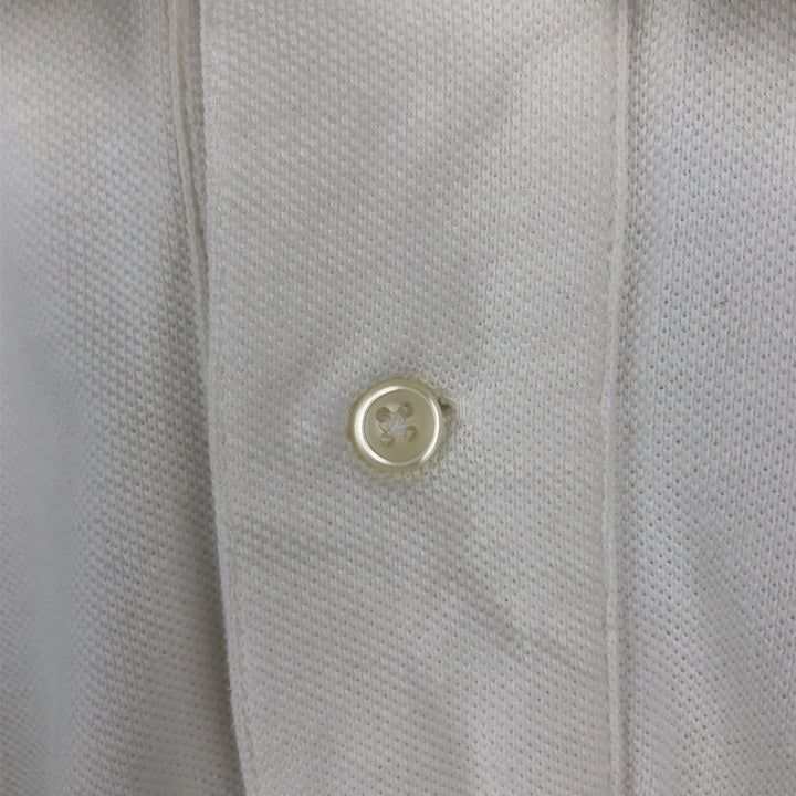 Ralph Lauren POLO by Ralph Lauren short sleeve polo shirt, men's size M cotton white type Vintage Second Hand