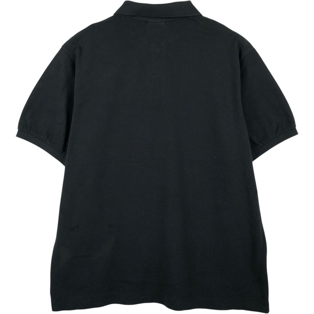 Lacoste LACOSTE short sleeve polo shirt size 8, equivalent to men's XXL cotton black type Vintage Second Hand