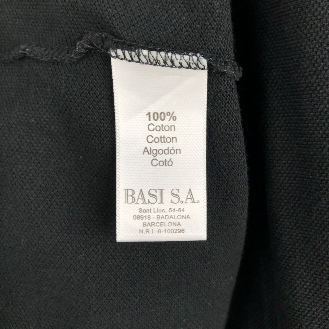 Lacoste LACOSTE short sleeve polo shirt size 8, equivalent to men's XXL cotton black type Vintage Second Hand
