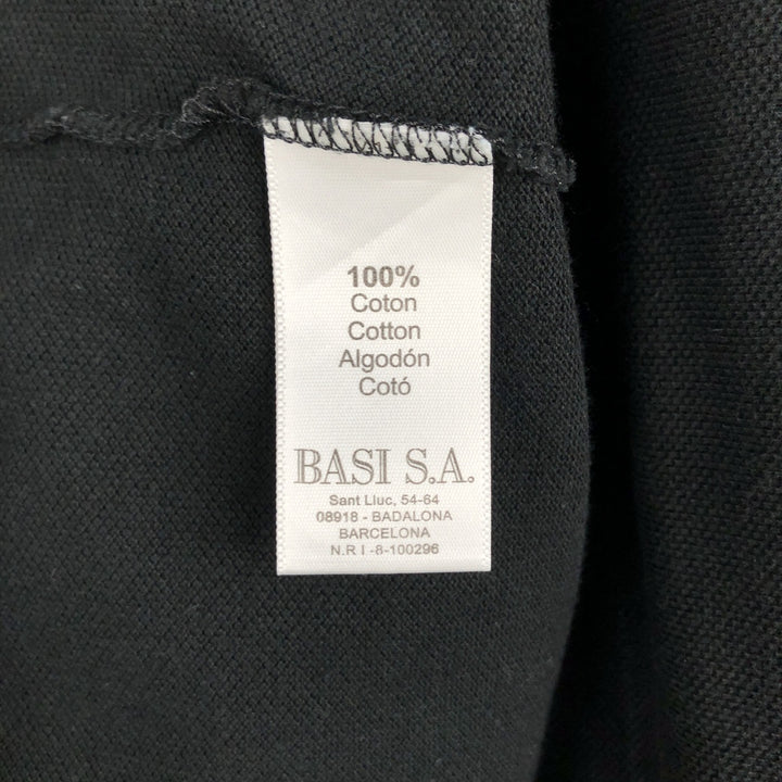 Lacoste LACOSTE short sleeve polo shirt size 8, equivalent to men's XXL cotton black type Vintage Second Hand