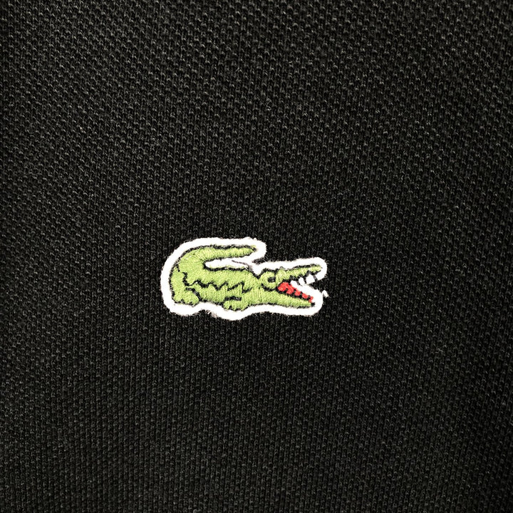 Lacoste LACOSTE short sleeve polo shirt size 8, equivalent to men's XXL cotton black type Vintage Second Hand