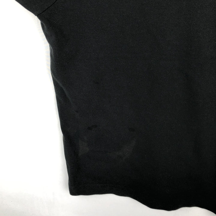 Lacoste LACOSTE short sleeve polo shirt size 8, equivalent to men's XXL cotton black type Vintage Second Hand