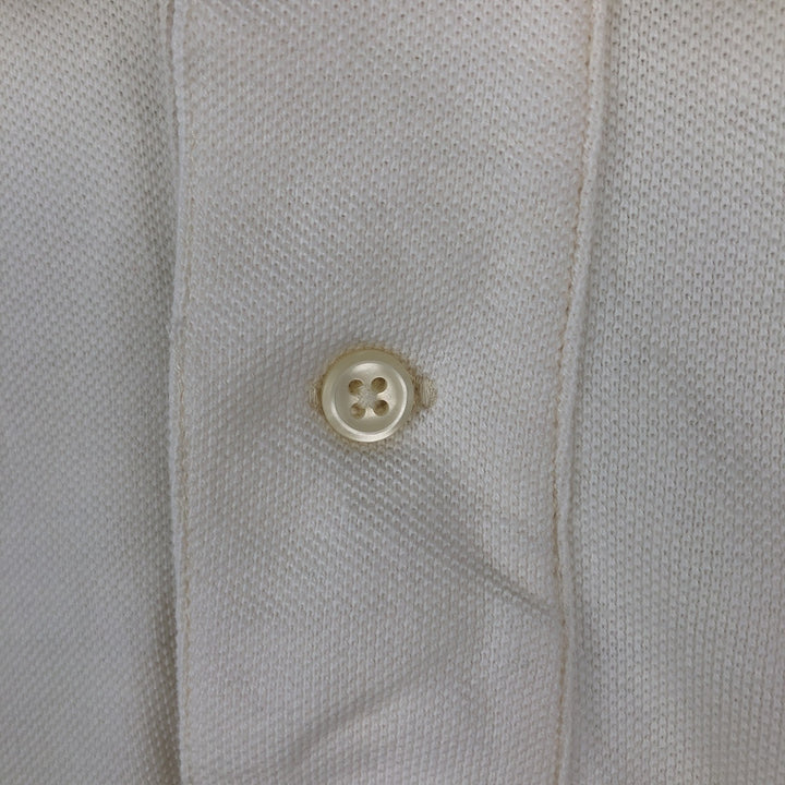 Ralph Lauren POLO by Ralph Lauren short sleeve polo shirt, men's size L cotton white type Vintage Second Hand