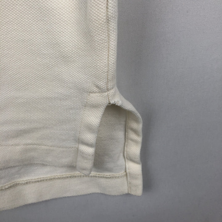 Ralph Lauren POLO by Ralph Lauren short sleeve polo shirt, men's size L cotton white type Vintage Second Hand