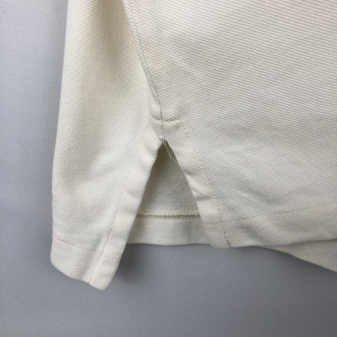 Ralph Lauren POLO by Ralph Lauren short sleeve polo shirt, men's size L cotton white type Vintage Second Hand