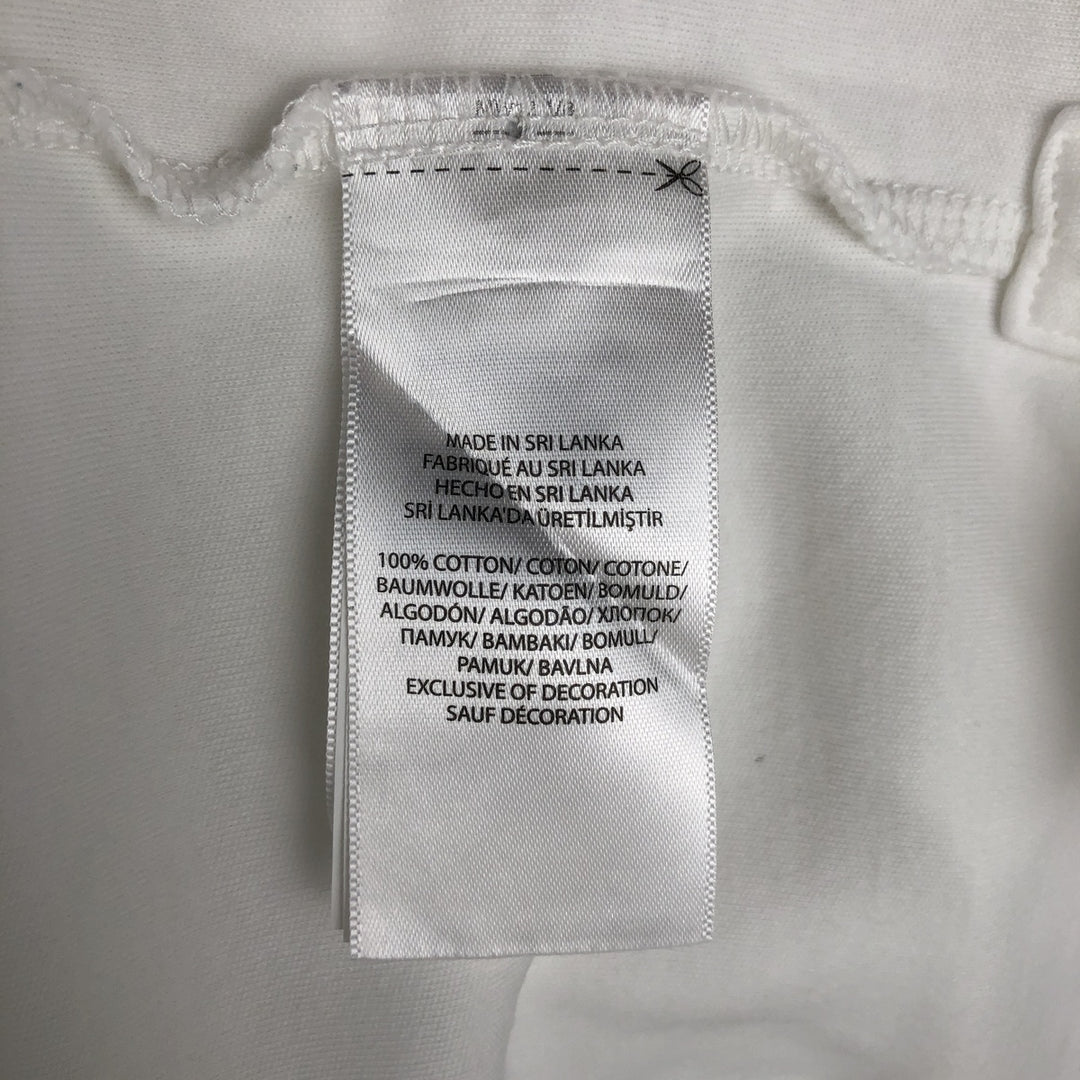 Ralph Lauren POLO RALPH LAUREN short sleeve polo shirt men's size L cotton white type Vintage Second Hand