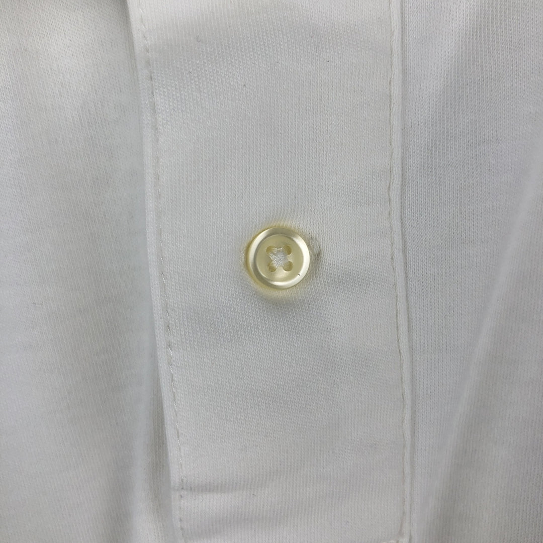 Ralph Lauren POLO RALPH LAUREN short sleeve polo shirt men's size L cotton white type Vintage Second Hand