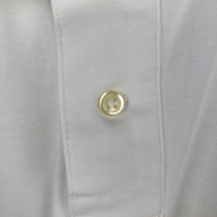 Ralph Lauren POLO RALPH LAUREN short sleeve polo shirt men's size L cotton white type Vintage Second Hand