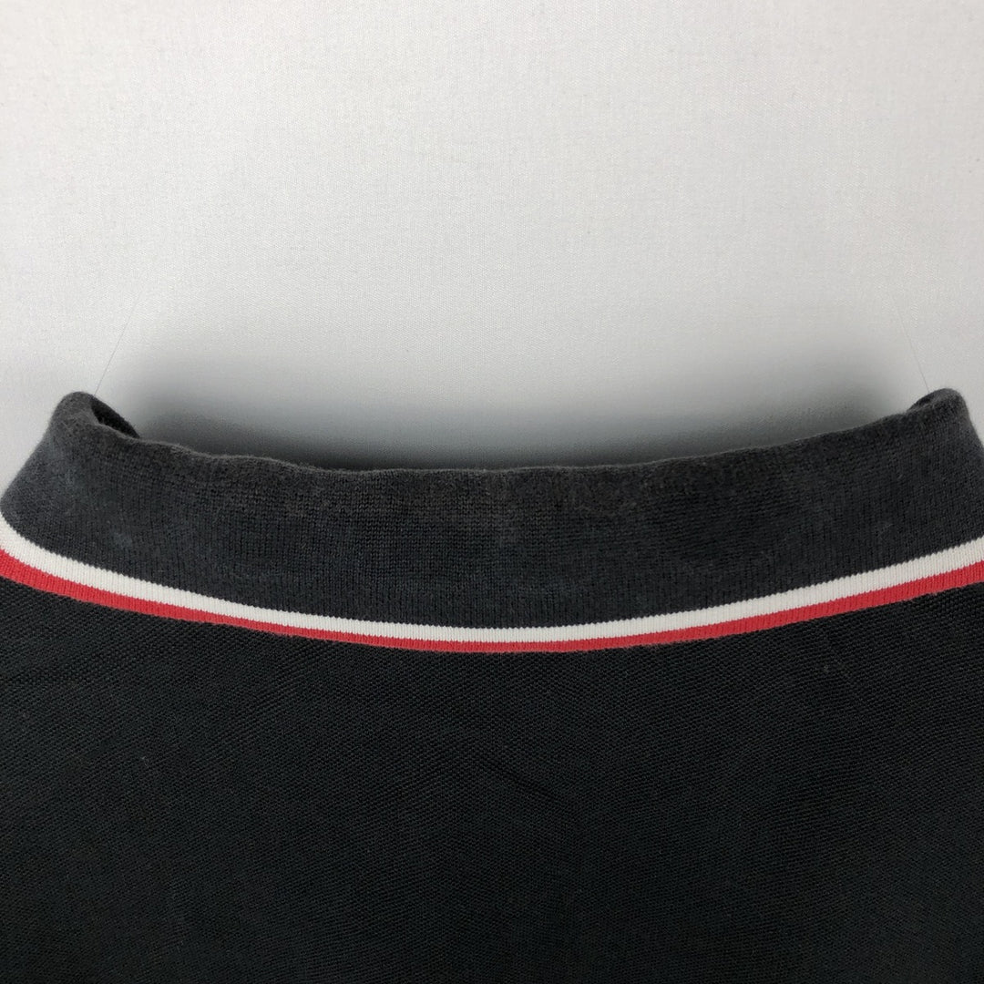 Ralph Lauren POLO RALPH LAUREN CUSTOM SLIM FIT short sleeve polo shirt men's XL equivalent cotton black type Vintage Second Hand