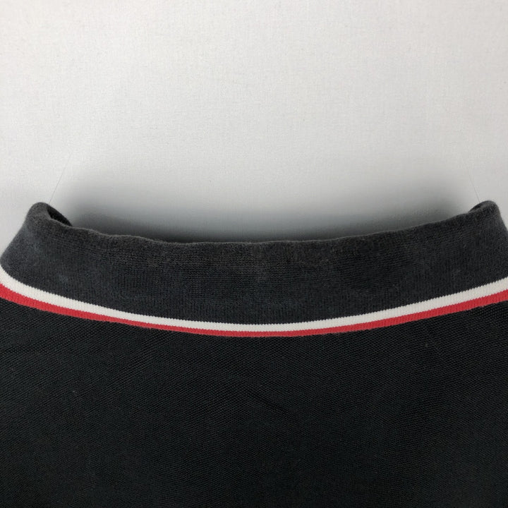 Ralph Lauren POLO RALPH LAUREN CUSTOM SLIM FIT short sleeve polo shirt men's XL equivalent cotton black type Vintage Second Hand