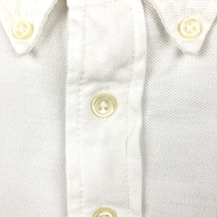 Ralph Lauren short sleeve polo shirt, size L for men cotton white type Vintage Second Hand