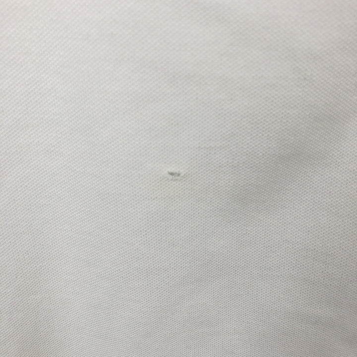 Ralph Lauren short sleeve polo shirt, size L for men cotton white type Vintage Second Hand