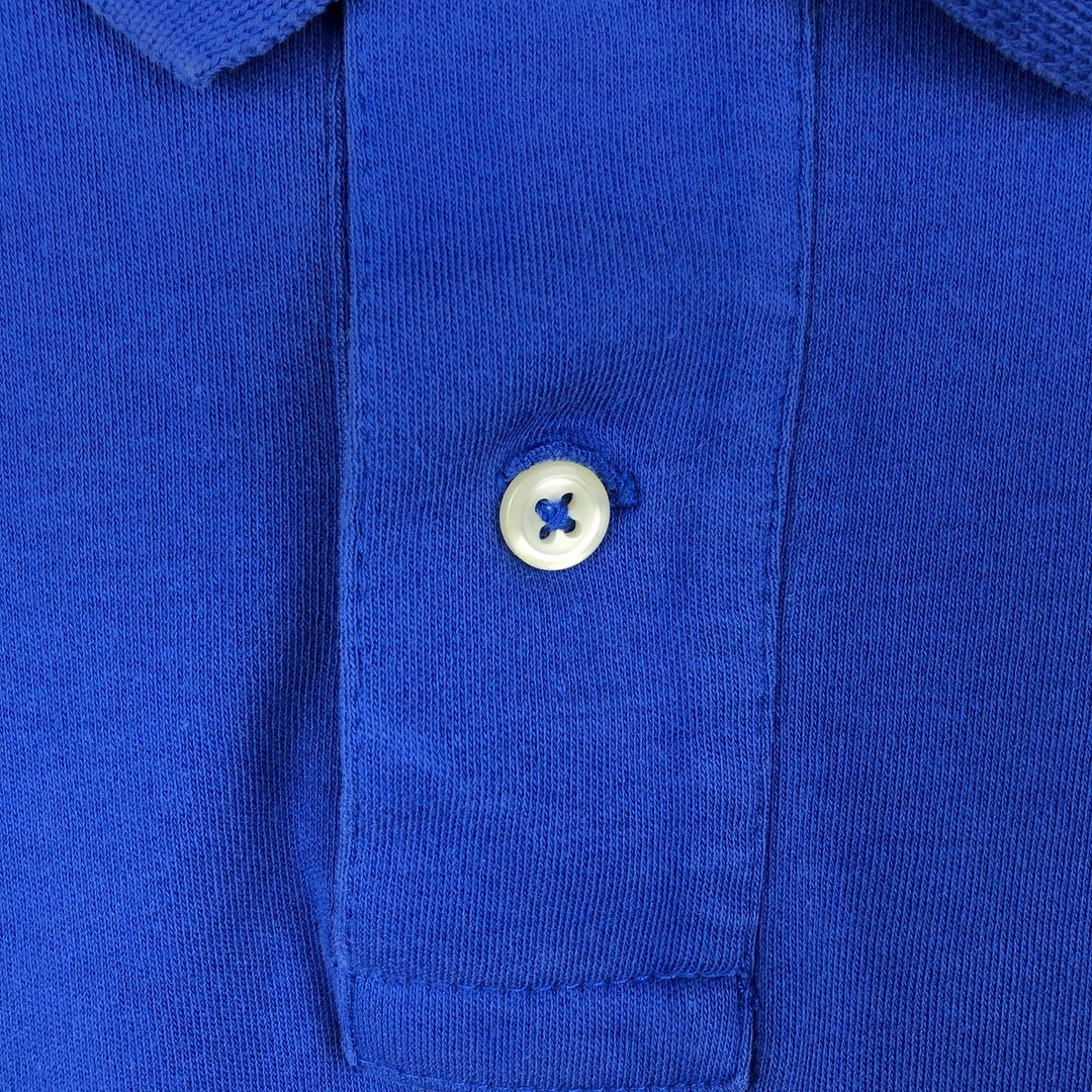 Ralph Lauren POLO RALPH LAUREN CUSTOM FIT short sleeve polo shirt men's XL equivalent cotton blue type Vintage Second Hand