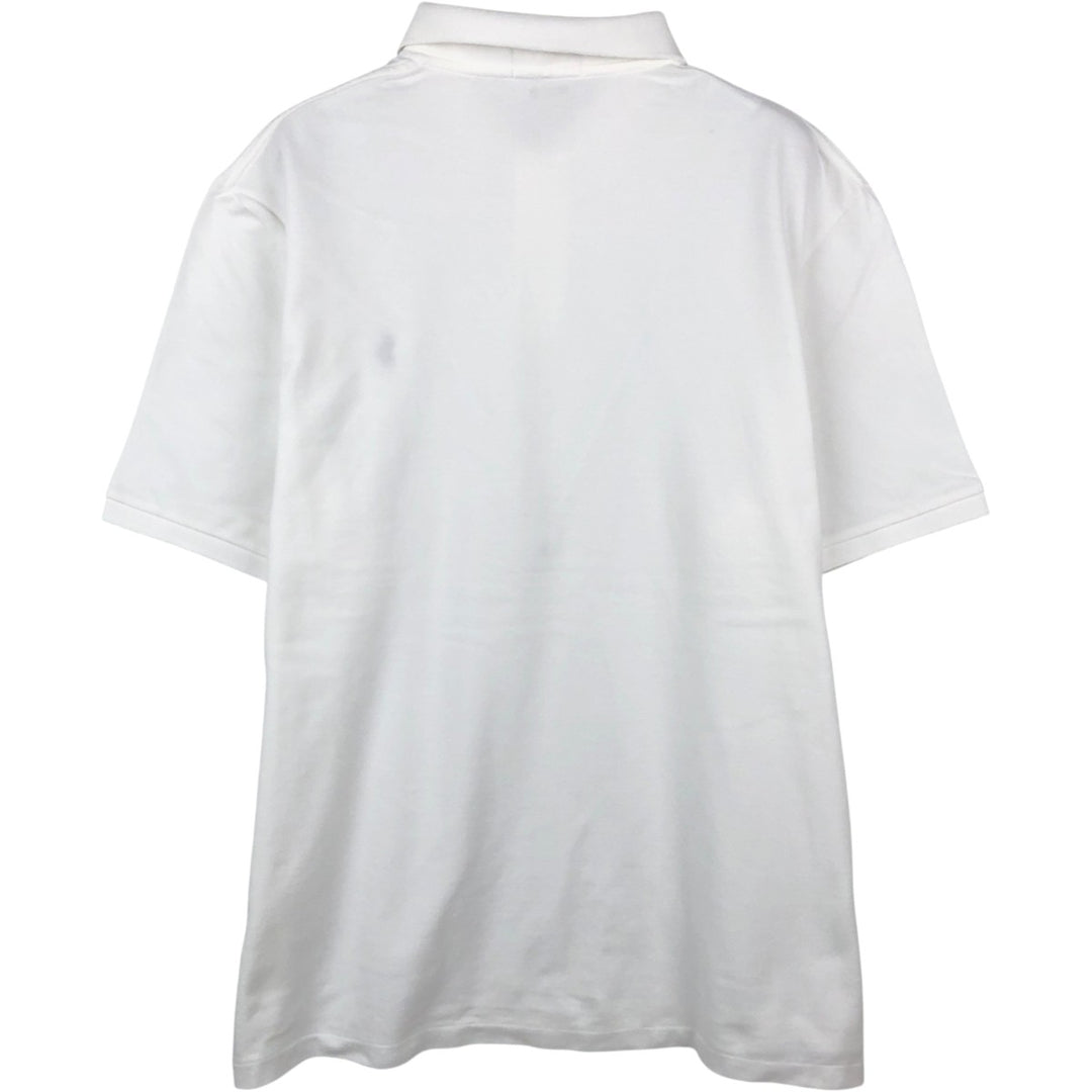 Ralph Lauren POLO RALPH LAUREN CLASSIC FIT short sleeve polo shirt men's XL equivalent cotton white type Vintage Second Hand