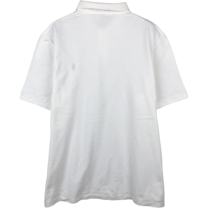 Ralph Lauren POLO RALPH LAUREN CLASSIC FIT short sleeve polo shirt men's XL equivalent cotton white type Vintage Second Hand