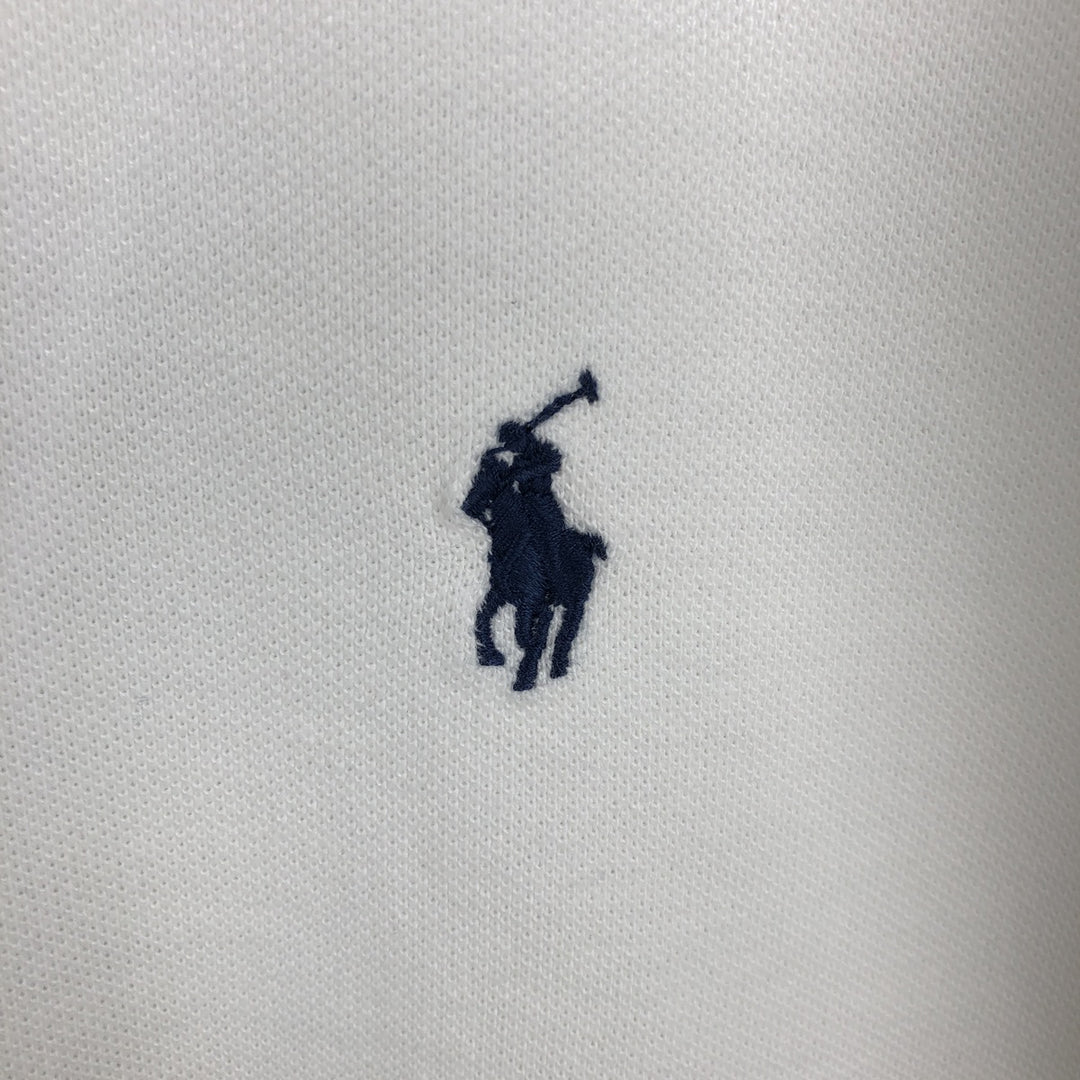 Ralph Lauren POLO RALPH LAUREN CLASSIC FIT short sleeve polo shirt men's XL equivalent cotton white type Vintage Second Hand