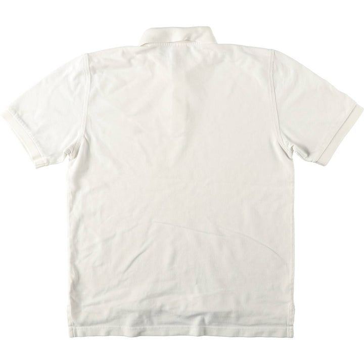 Brooks Brothers Est.1818 Short-Sleeve Polo Shirt, Men's Size M (approx.) cotton white type Vintage Second Hand