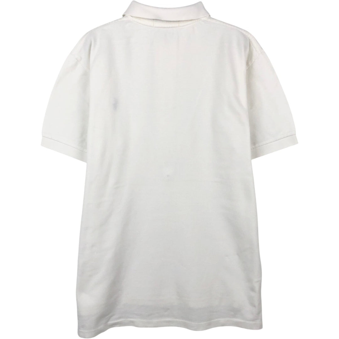 Ralph Lauren POLO by Ralph Lauren short sleeve polo shirt, men's size M cotton white type Vintage Second Hand