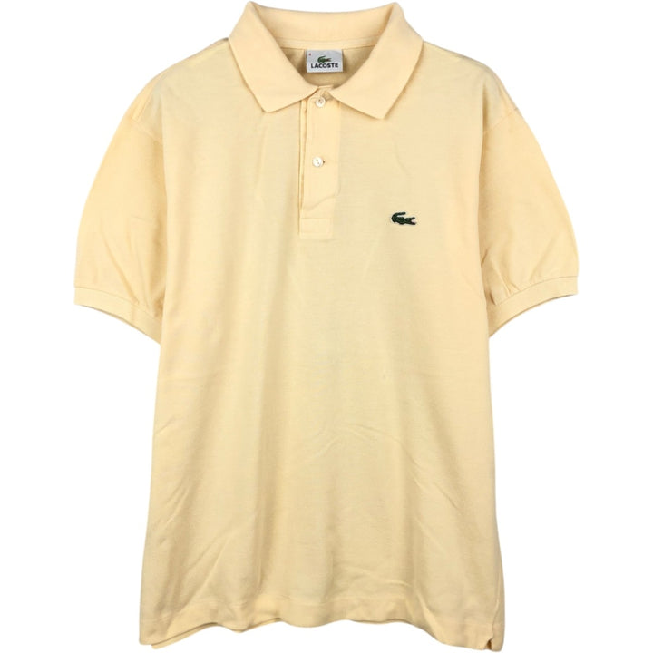 Lacoste LACOSTE Short Sleeve Polo Shirt Size 4 Men's M cotton orange type Vintage Second Hand