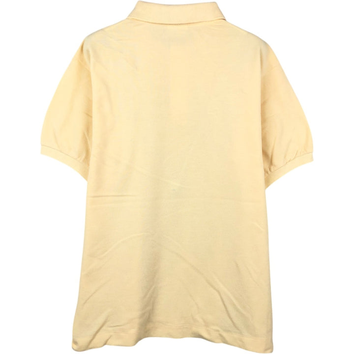 Lacoste LACOSTE Short Sleeve Polo Shirt Size 4 Men's M cotton orange type Vintage Second Hand