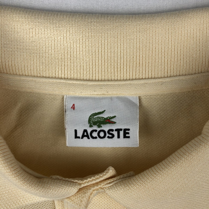 Lacoste LACOSTE Short Sleeve Polo Shirt Size 4 Men's M cotton orange type Vintage Second Hand