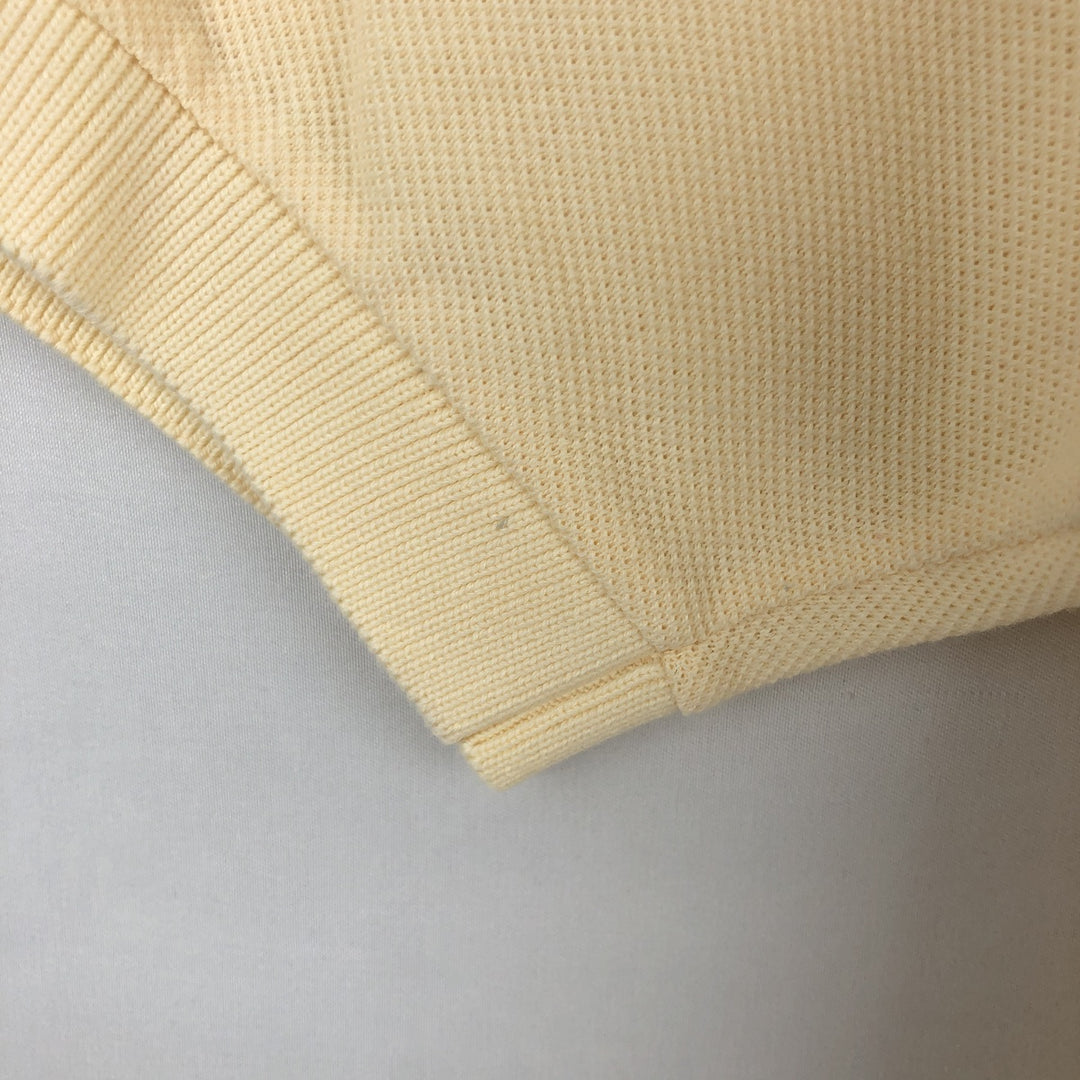 Lacoste LACOSTE Short Sleeve Polo Shirt Size 4 Men's M cotton orange type Vintage Second Hand