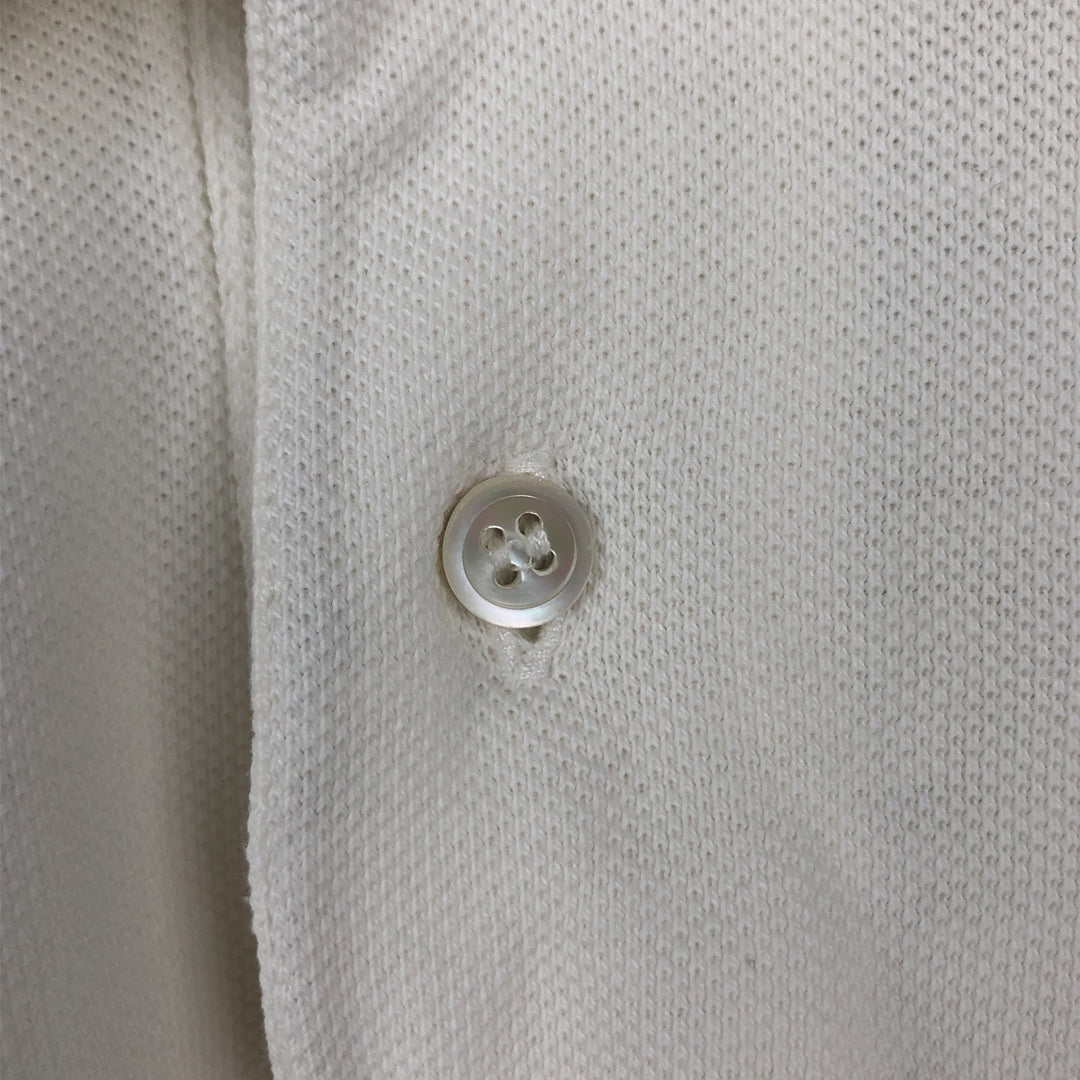 90'S GAP Old Gap Short-Sleeve Polo Shirt, Men's Size M (Equivalent), Vintage cotton white type Vintage Second Hand