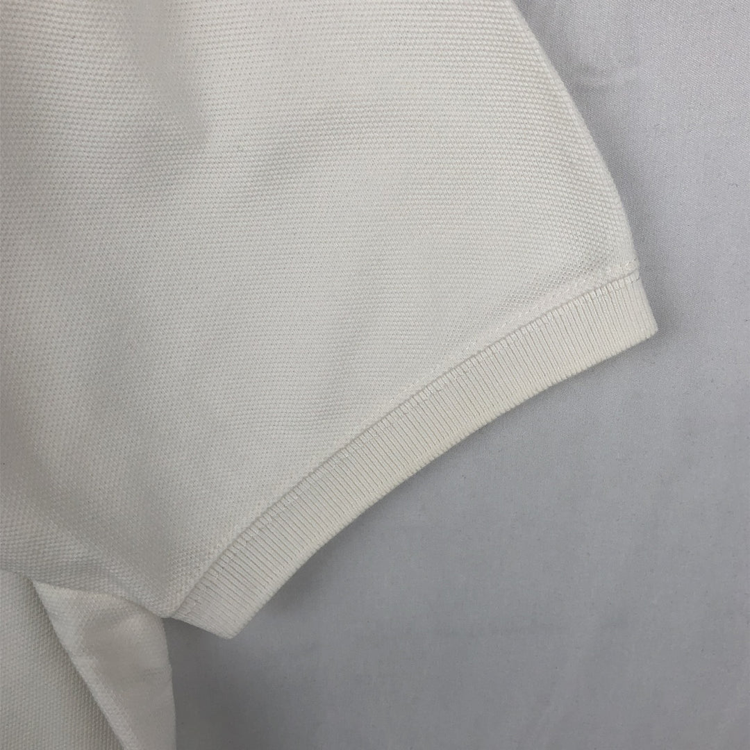 90'S GAP Old Gap Short-Sleeve Polo Shirt, Men's Size M (Equivalent), Vintage cotton white type Vintage Second Hand