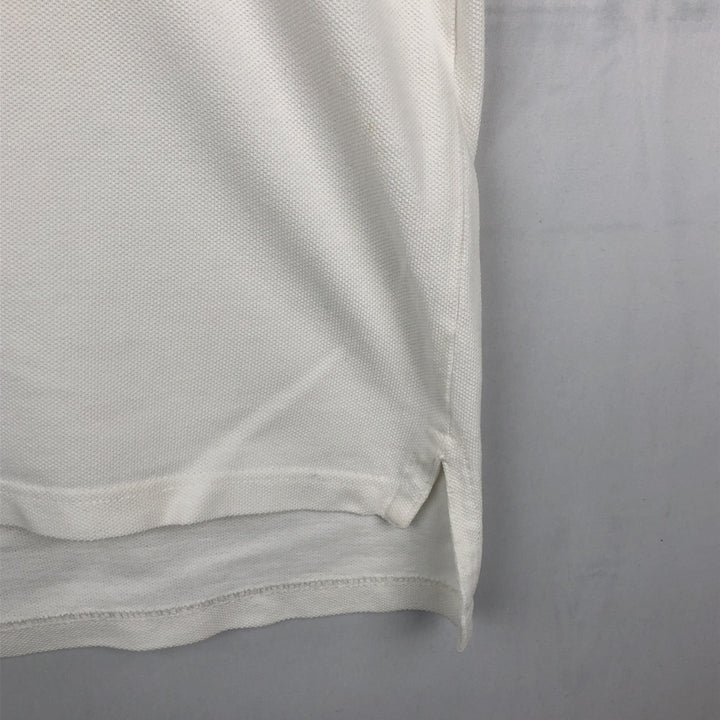90'S GAP Old Gap Short-Sleeve Polo Shirt, Men's Size M (Equivalent), Vintage cotton white type Vintage Second Hand