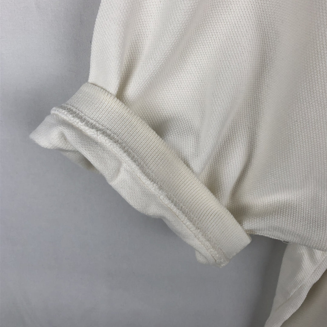 90'S GAP Old Gap Short-Sleeve Polo Shirt, Men's Size M (Equivalent), Vintage cotton white type Vintage Second Hand