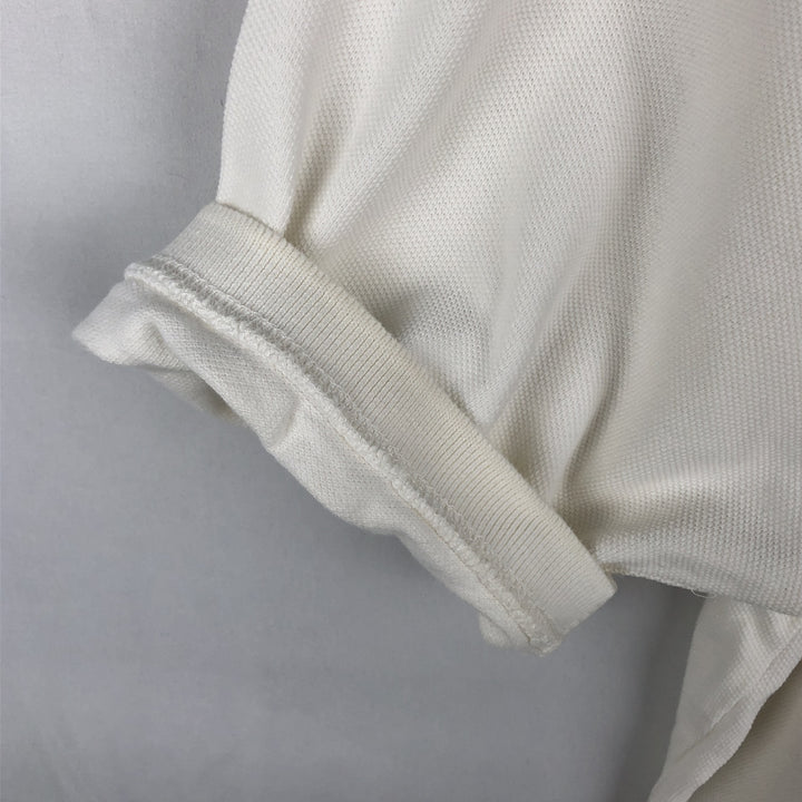 90'S GAP Old Gap Short-Sleeve Polo Shirt, Men's Size M (Equivalent), Vintage cotton white type Vintage Second Hand